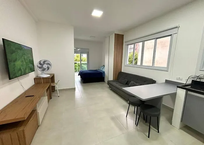 Studio Moderno 1 Quadra Da Praia